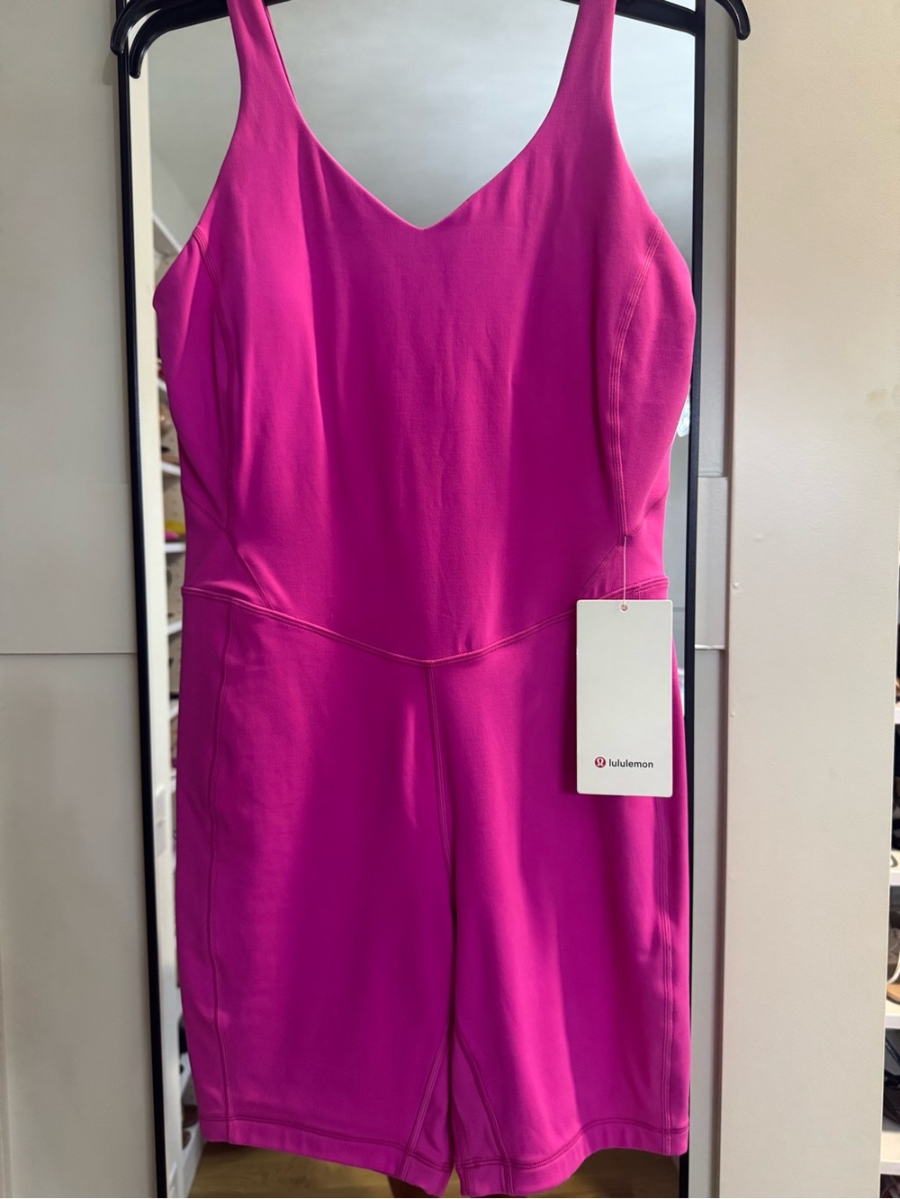lululemon athletica Bright Fuchsia Sleeveless Romper